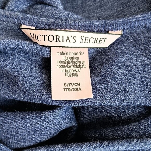 VICTORIA'S SECRET Purple Long Sleeve Pullover Shirt with Cutout Back Size S - Picture 7 of 8